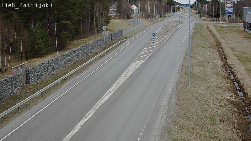 Weather Camera Image Väg 8 Raahe, Pattijoki, Raahe, Pohjois-Pohjanmaa