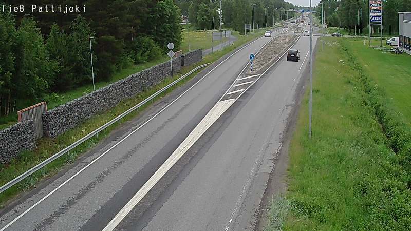 Kelikamerat Kuva Tie 8 Raahe, Pattijoki, Raahe, Pohjois-Pohjanmaa