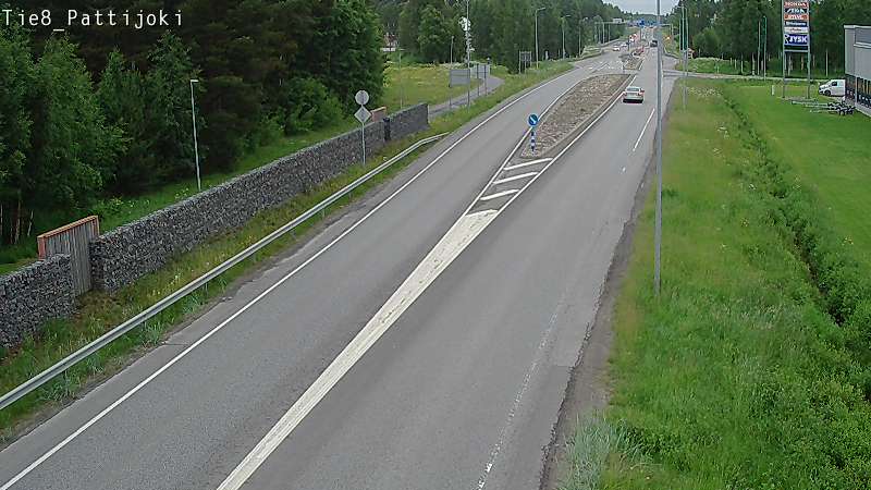 Kelikamerat Kuva Tie 8 Raahe, Pattijoki, Raahe, Pohjois-Pohjanmaa