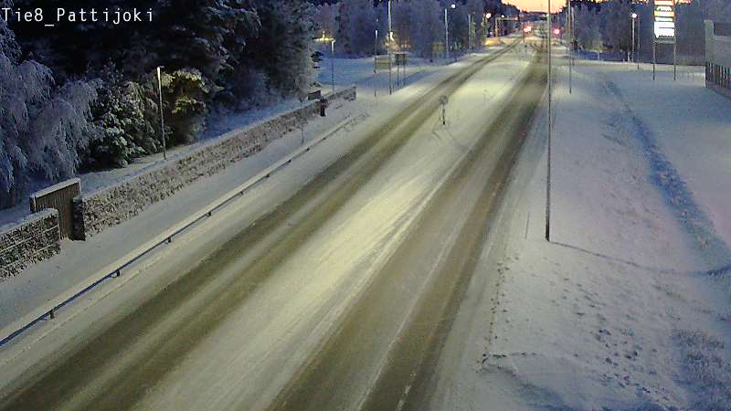 Weather Camera Image Road 8 Raahe, Pattijoki, Raahe, Pohjois-Pohjanmaa