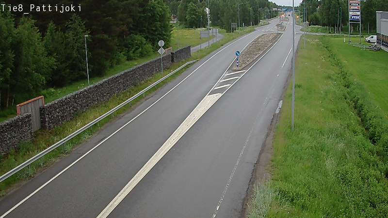 Kelikamerat Kuva Tie 8 Raahe, Pattijoki, Raahe, Pohjois-Pohjanmaa