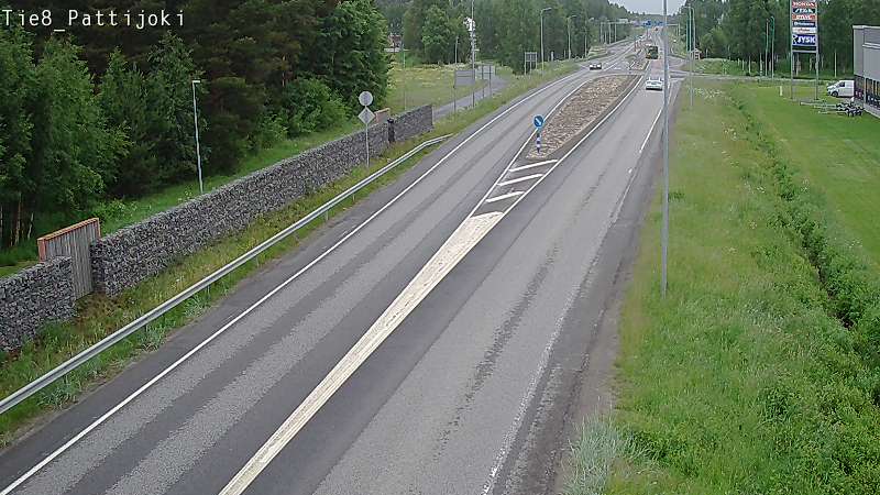 Kelikamerat Kuva Tie 8 Raahe, Pattijoki, Raahe, Pohjois-Pohjanmaa