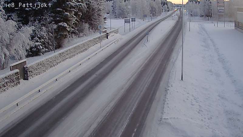 Weather Camera Image Road 8 Raahe, Pattijoki, Raahe, Pohjois-Pohjanmaa