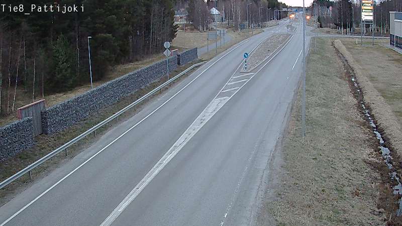 Weather Camera Image Väg 8 Raahe, Pattijoki, Raahe, Pohjois-Pohjanmaa