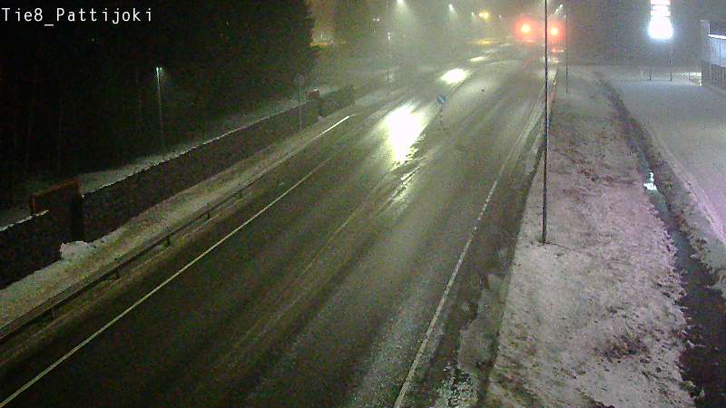 Weather Camera Image Väg 8 Raahe, Pattijoki, Raahe, Pohjois-Pohjanmaa