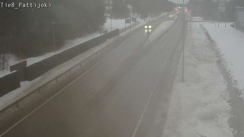 Weather Camera Image Road 8 Raahe, Pattijoki, Raahe, Pohjois-Pohjanmaa