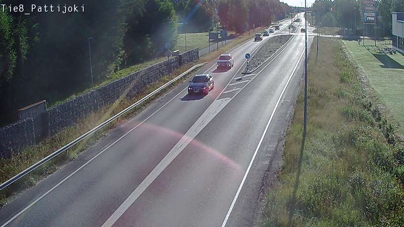 Weather Camera Image Road 8 Raahe, Pattijoki, Raahe, Pohjois-Pohjanmaa