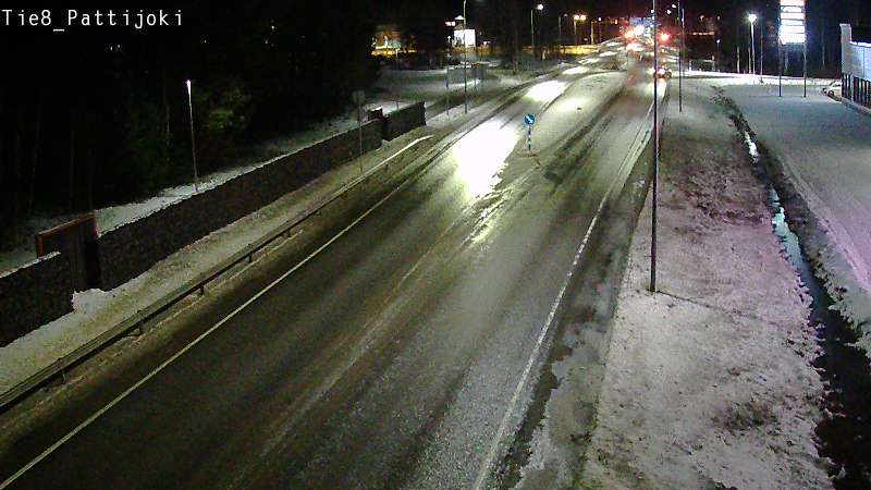 Weather Camera Image Väg 8 Raahe, Pattijoki, Raahe, Pohjois-Pohjanmaa