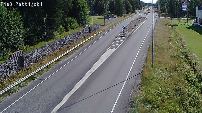 Weather Camera Image Road 8 Raahe, Pattijoki, Raahe, Pohjois-Pohjanmaa