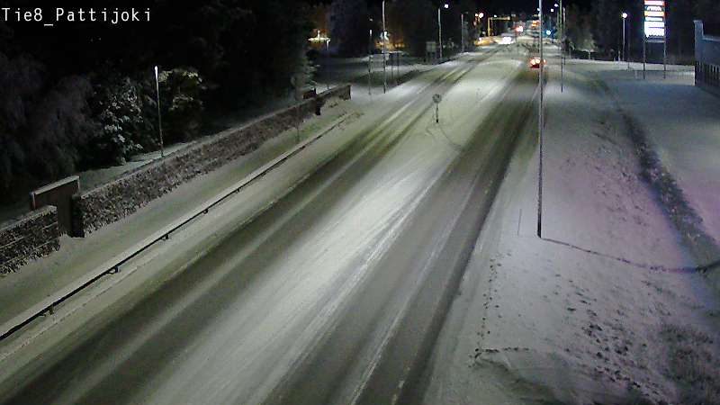 Weather Camera Image Road 8 Raahe, Pattijoki, Raahe, Pohjois-Pohjanmaa
