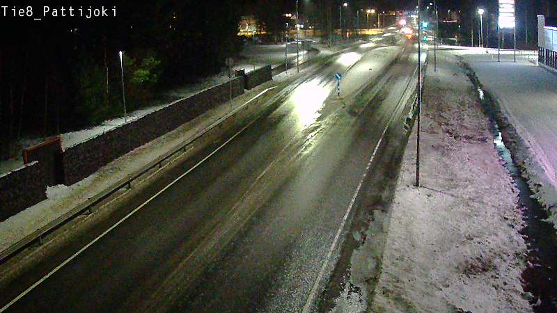Weather Camera Image Väg 8 Raahe, Pattijoki, Raahe, Pohjois-Pohjanmaa
