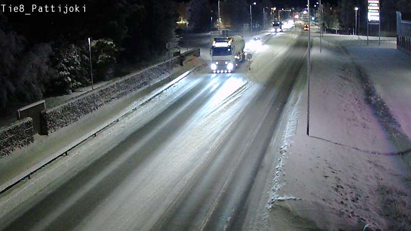 Weather Camera Image Road 8 Raahe, Pattijoki, Raahe, Pohjois-Pohjanmaa