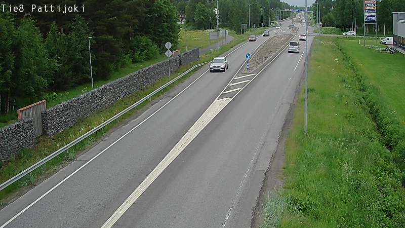 Kelikamerat Kuva Tie 8 Raahe, Pattijoki, Raahe, Pohjois-Pohjanmaa