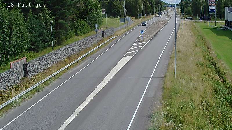 Weather Camera Image Väg 8 Raahe, Pattijoki, Raahe, Pohjois-Pohjanmaa