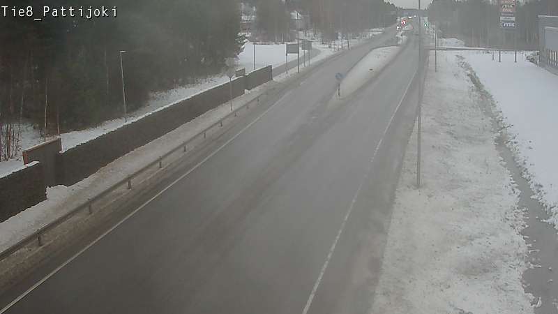 Weather Camera Image Road 8 Raahe, Pattijoki, Raahe, Pohjois-Pohjanmaa