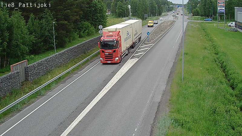 Kelikamerat Kuva Tie 8 Raahe, Pattijoki, Raahe, Pohjois-Pohjanmaa
