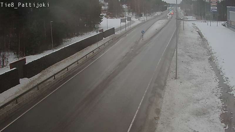 Weather Camera Image Väg 8 Raahe, Pattijoki, Raahe, Pohjois-Pohjanmaa
