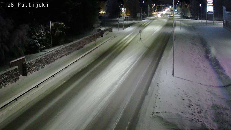 Weather Camera Image Väg 8 Raahe, Pattijoki, Raahe, Pohjois-Pohjanmaa