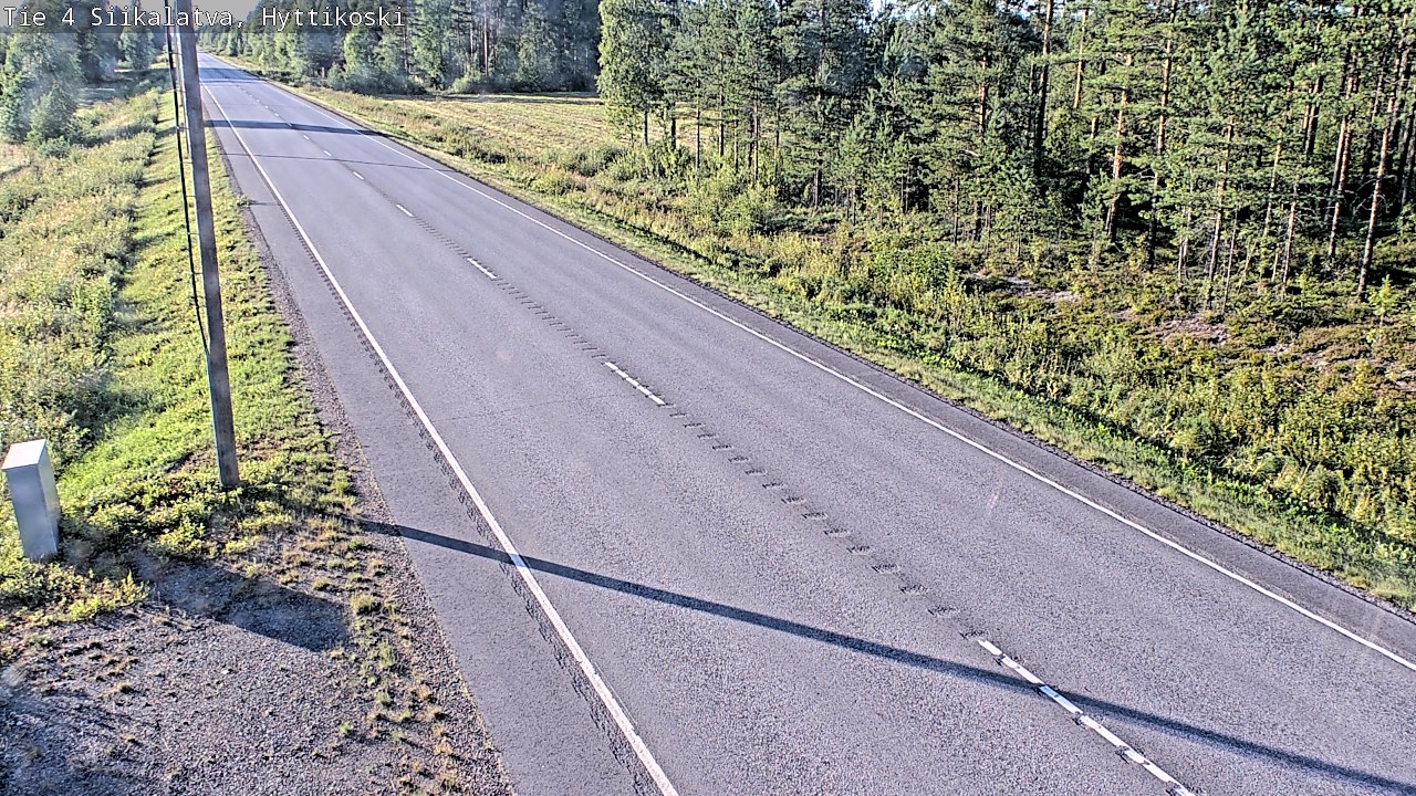 Weather Camera Image Road 4 Siikalatva, Hyttikoski, Siikalatva, Pohjois-Pohjanmaa