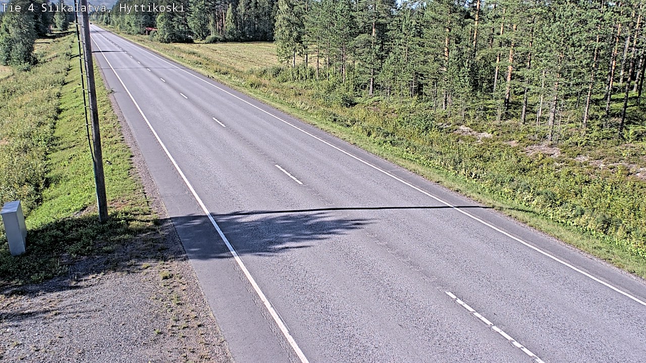 Weather Camera Image Road 4 Siikalatva, Hyttikoski, Siikalatva, Pohjois-Pohjanmaa