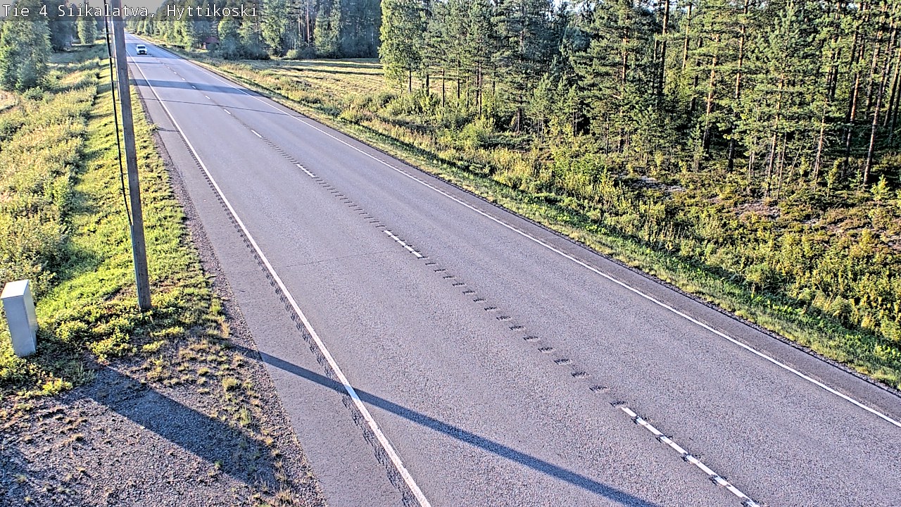 Weather Camera Image Road 4 Siikalatva, Hyttikoski, Siikalatva, Pohjois-Pohjanmaa