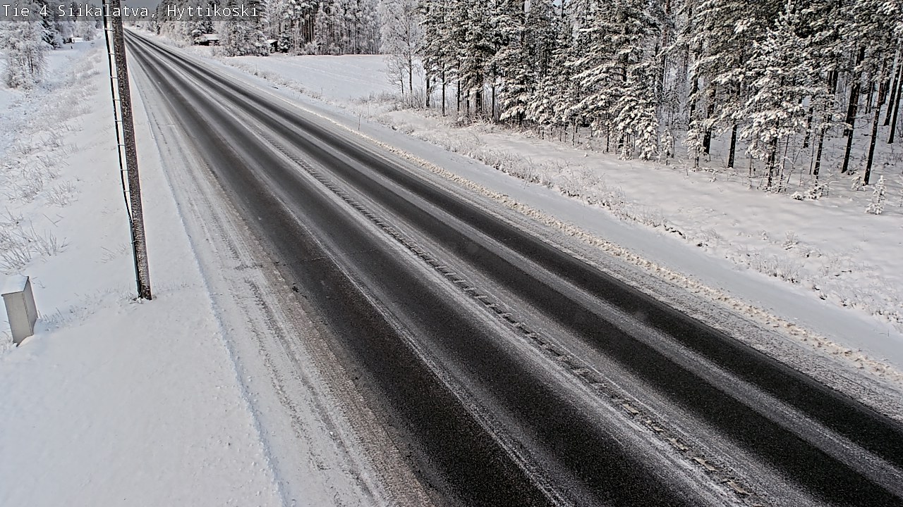 Weather Camera Image Väg 4 Siikalatva, Hyttikoski, Siikalatva, Pohjois-Pohjanmaa