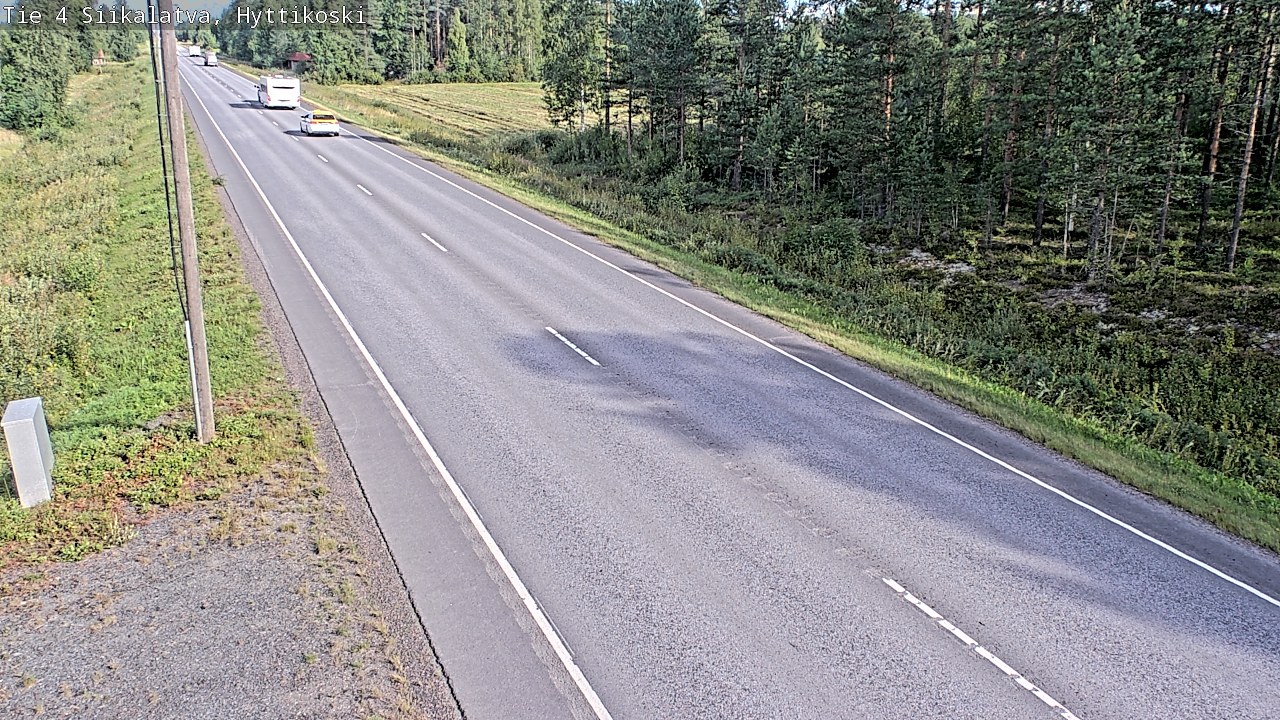 Weather Camera Image Road 4 Siikalatva, Hyttikoski, Siikalatva, Pohjois-Pohjanmaa