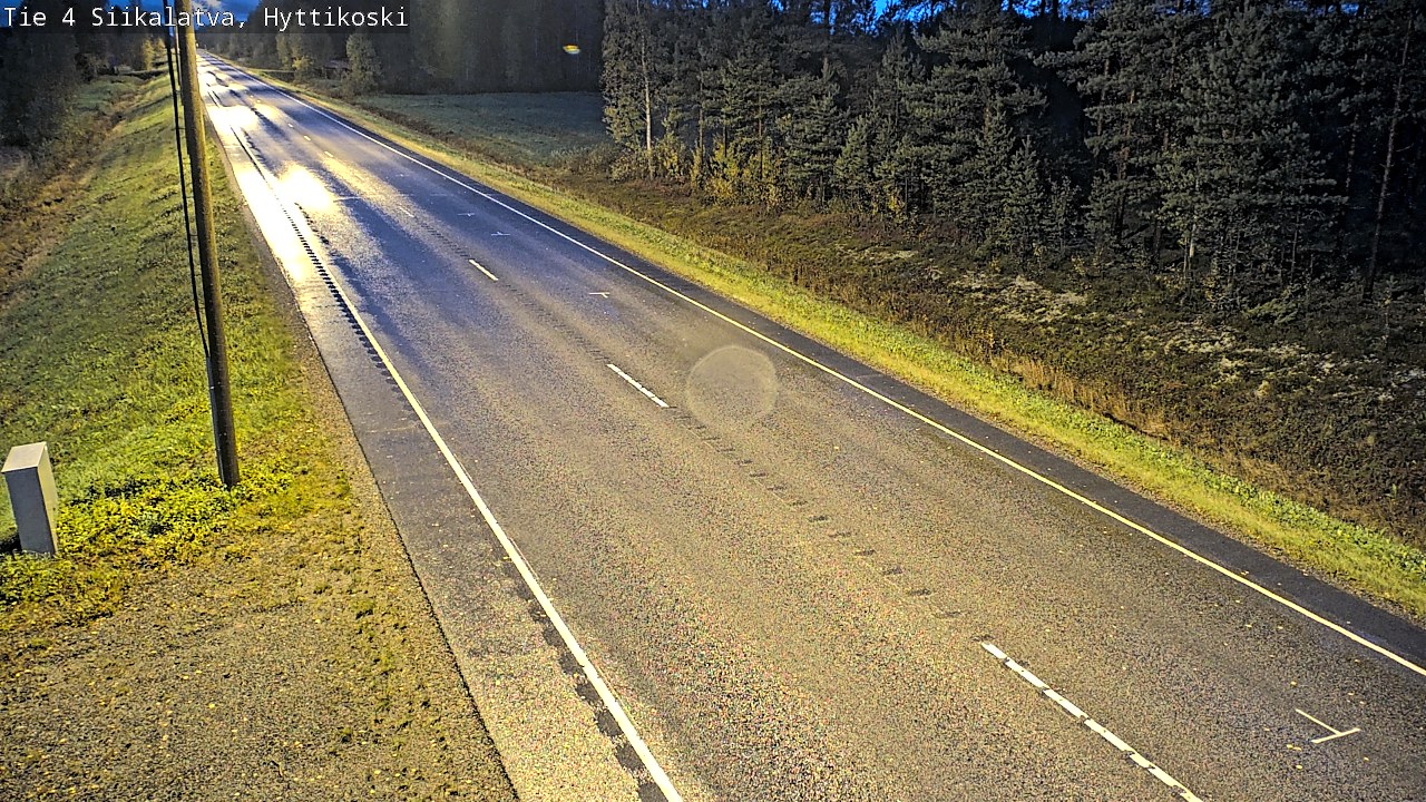 Weather Camera Image Road 4 Siikalatva, Hyttikoski, Siikalatva, Pohjois-Pohjanmaa