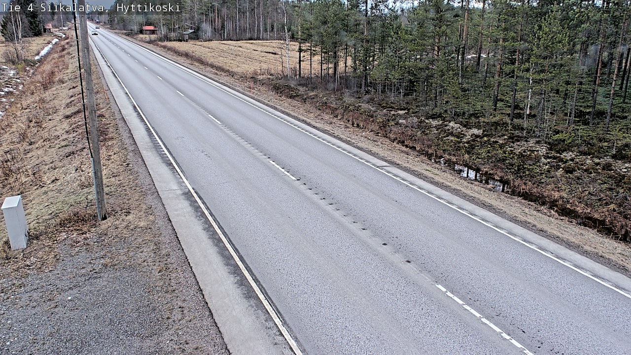 Weather Camera Image Road 4 Siikalatva, Hyttikoski, Siikalatva, Pohjois-Pohjanmaa