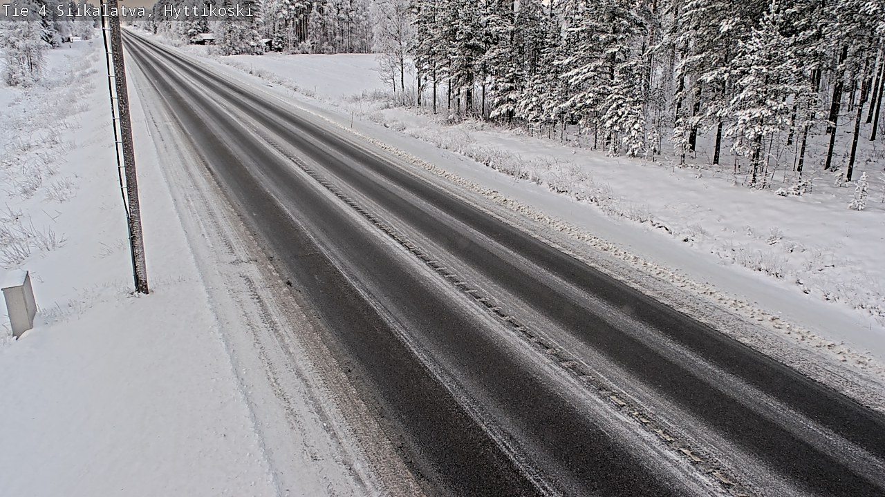 Weather Camera Image Väg 4 Siikalatva, Hyttikoski, Siikalatva, Pohjois-Pohjanmaa
