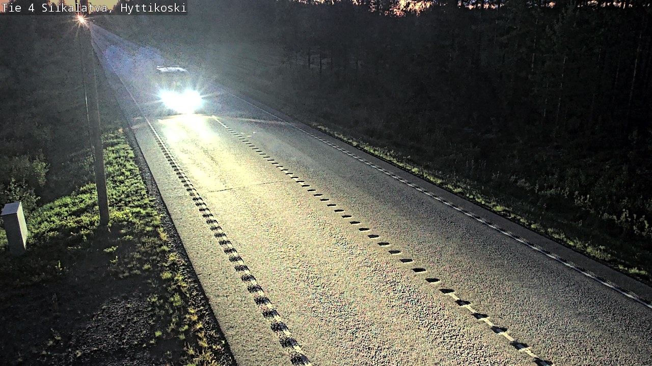 Weather Camera Image Road 4 Siikalatva, Hyttikoski, Siikalatva, Pohjois-Pohjanmaa