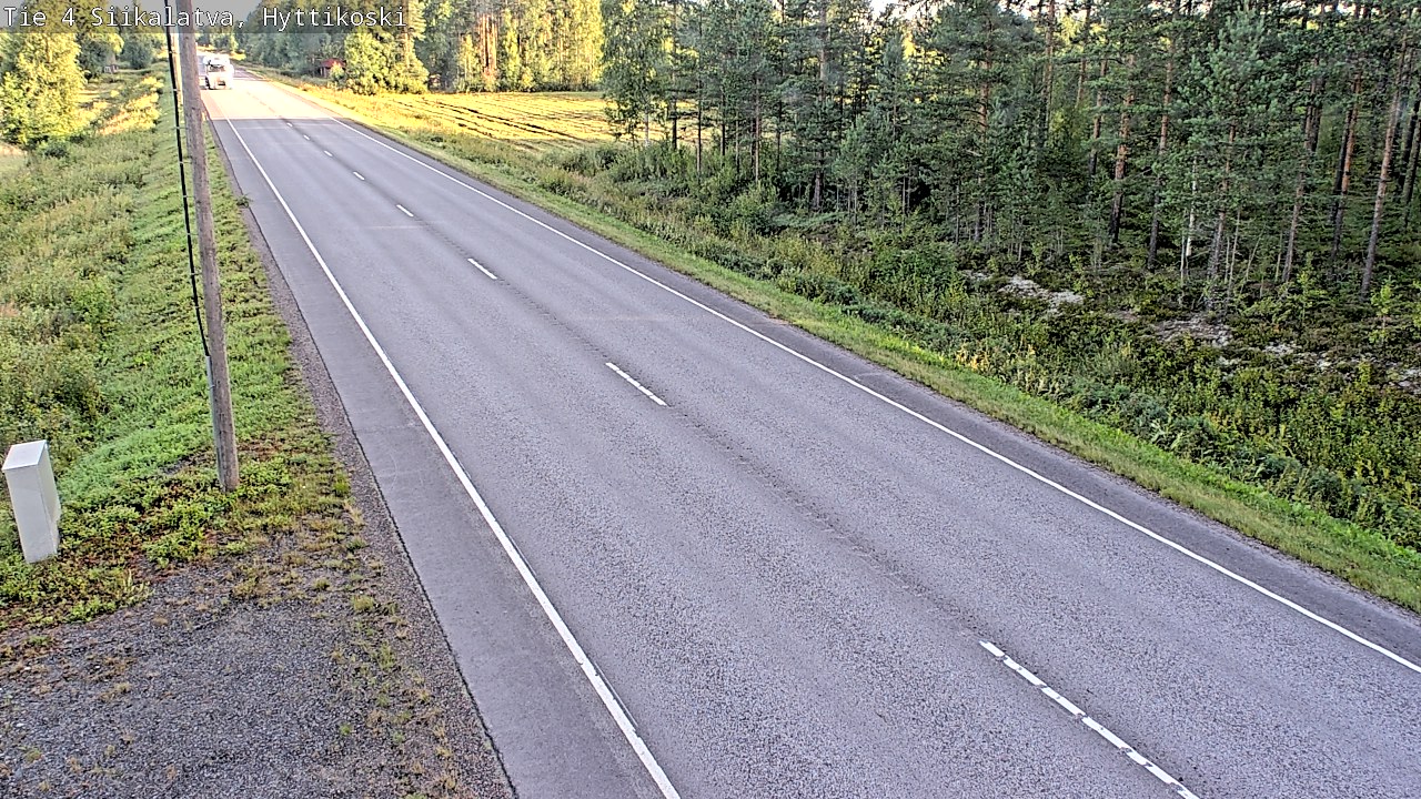 Weather Camera Image Road 4 Siikalatva, Hyttikoski, Siikalatva, Pohjois-Pohjanmaa