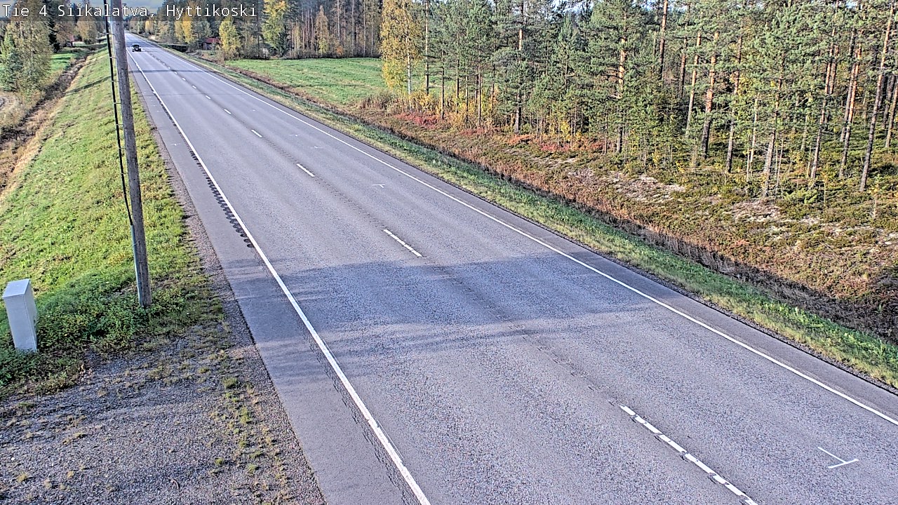 Weather Camera Image Road 4 Siikalatva, Hyttikoski, Siikalatva, Pohjois-Pohjanmaa