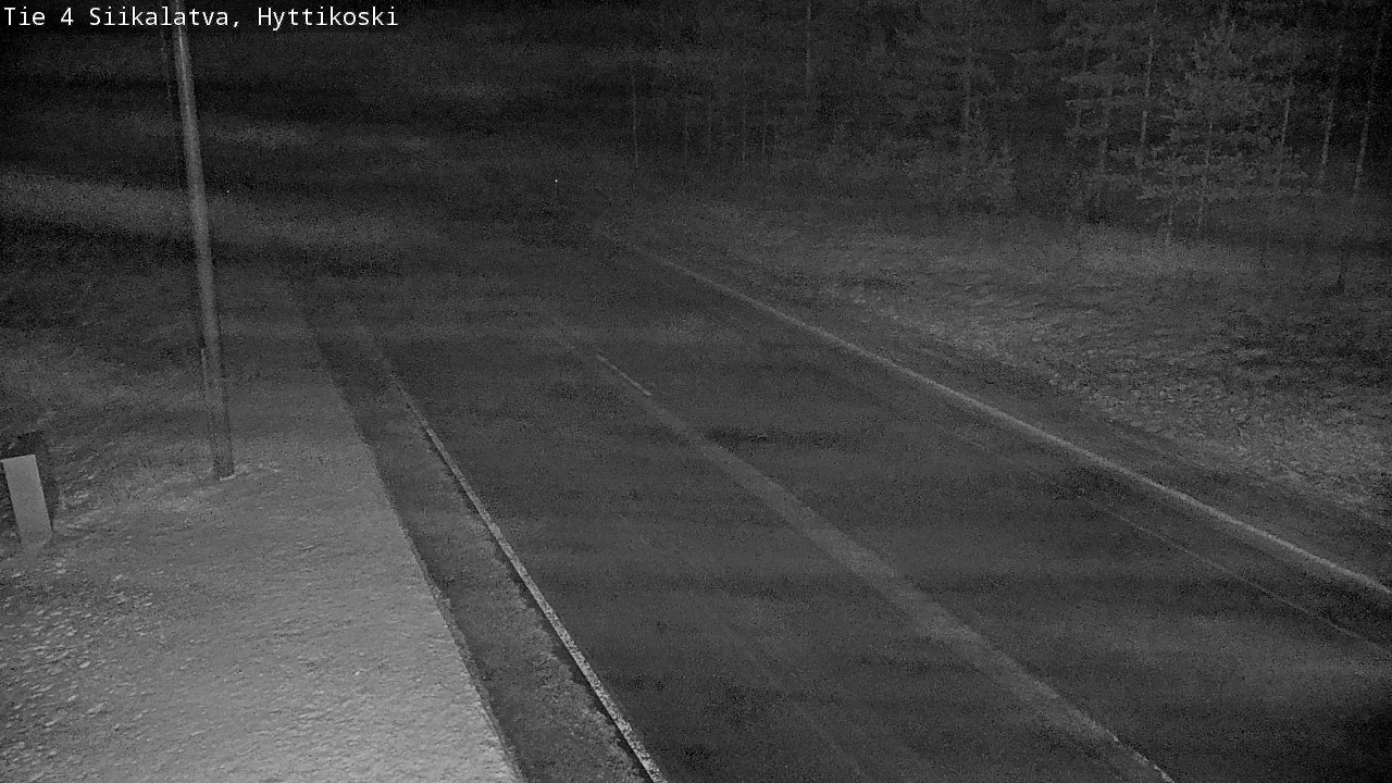 Weather Camera Image Road 4 Siikalatva, Hyttikoski, Siikalatva, Pohjois-Pohjanmaa