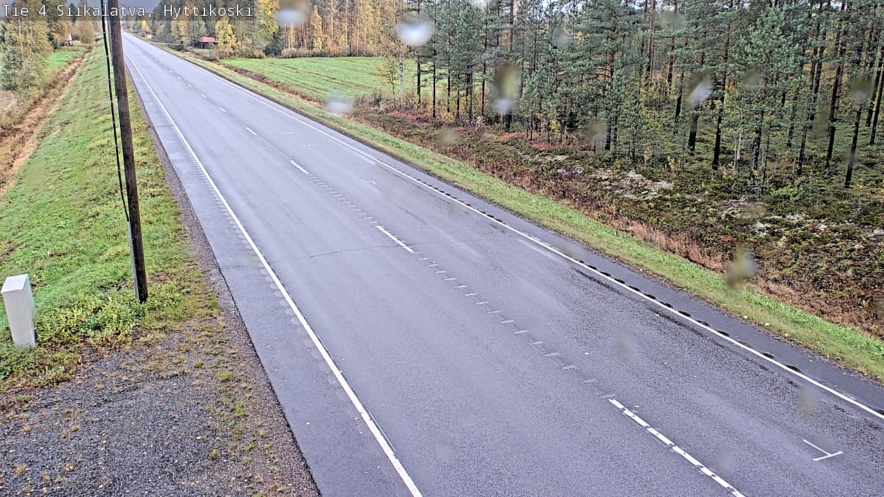 Weather Camera Image Road 4 Siikalatva, Hyttikoski, Siikalatva, Pohjois-Pohjanmaa