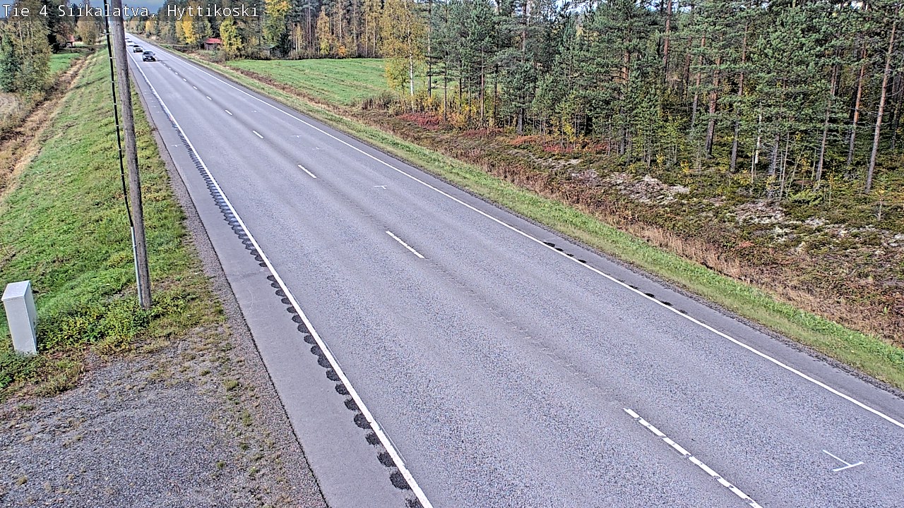 Weather Camera Image Road 4 Siikalatva, Hyttikoski, Siikalatva, Pohjois-Pohjanmaa