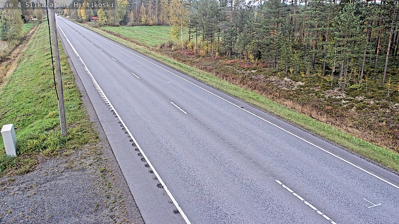 Weather Camera Image Road 4 Siikalatva, Hyttikoski, Siikalatva, Pohjois-Pohjanmaa