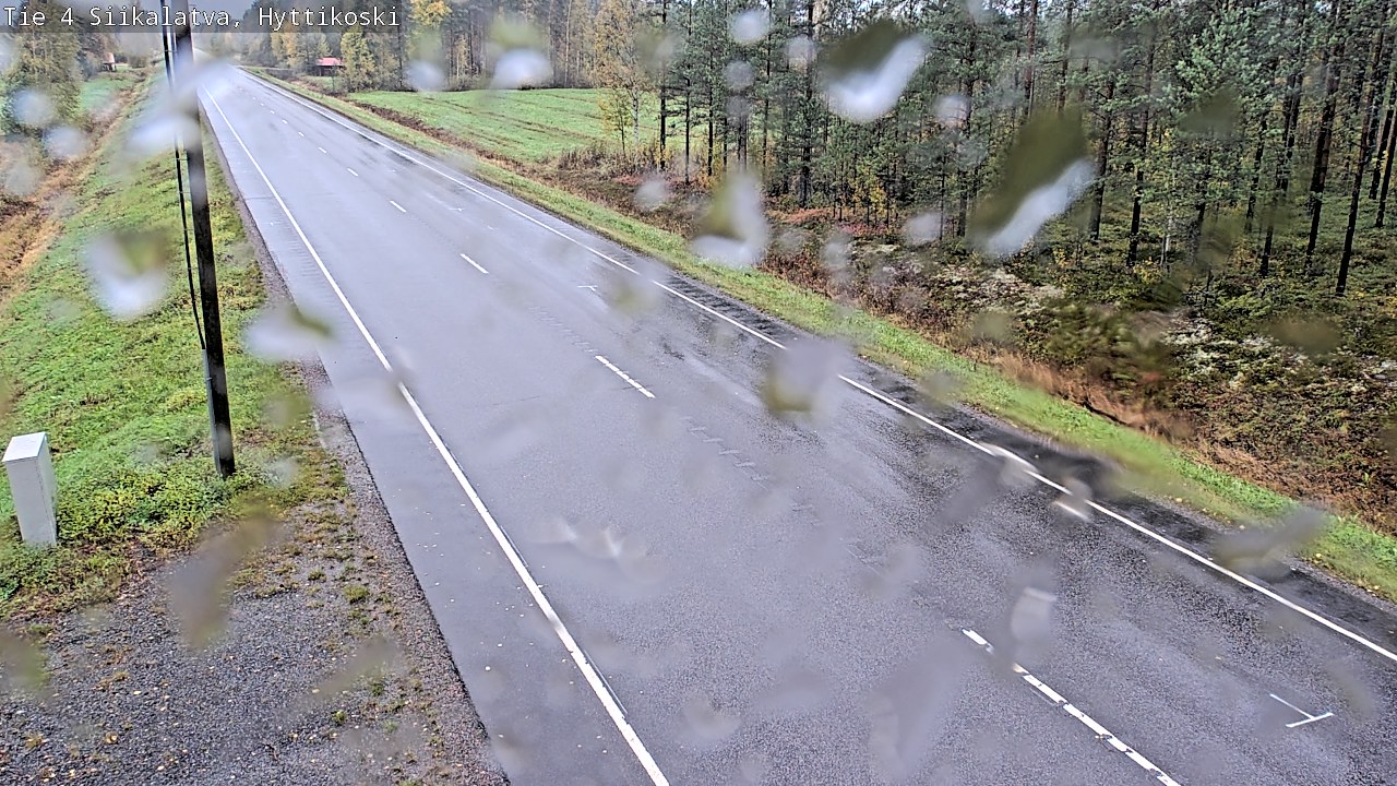 Weather Camera Image Road 4 Siikalatva, Hyttikoski, Siikalatva, Pohjois-Pohjanmaa