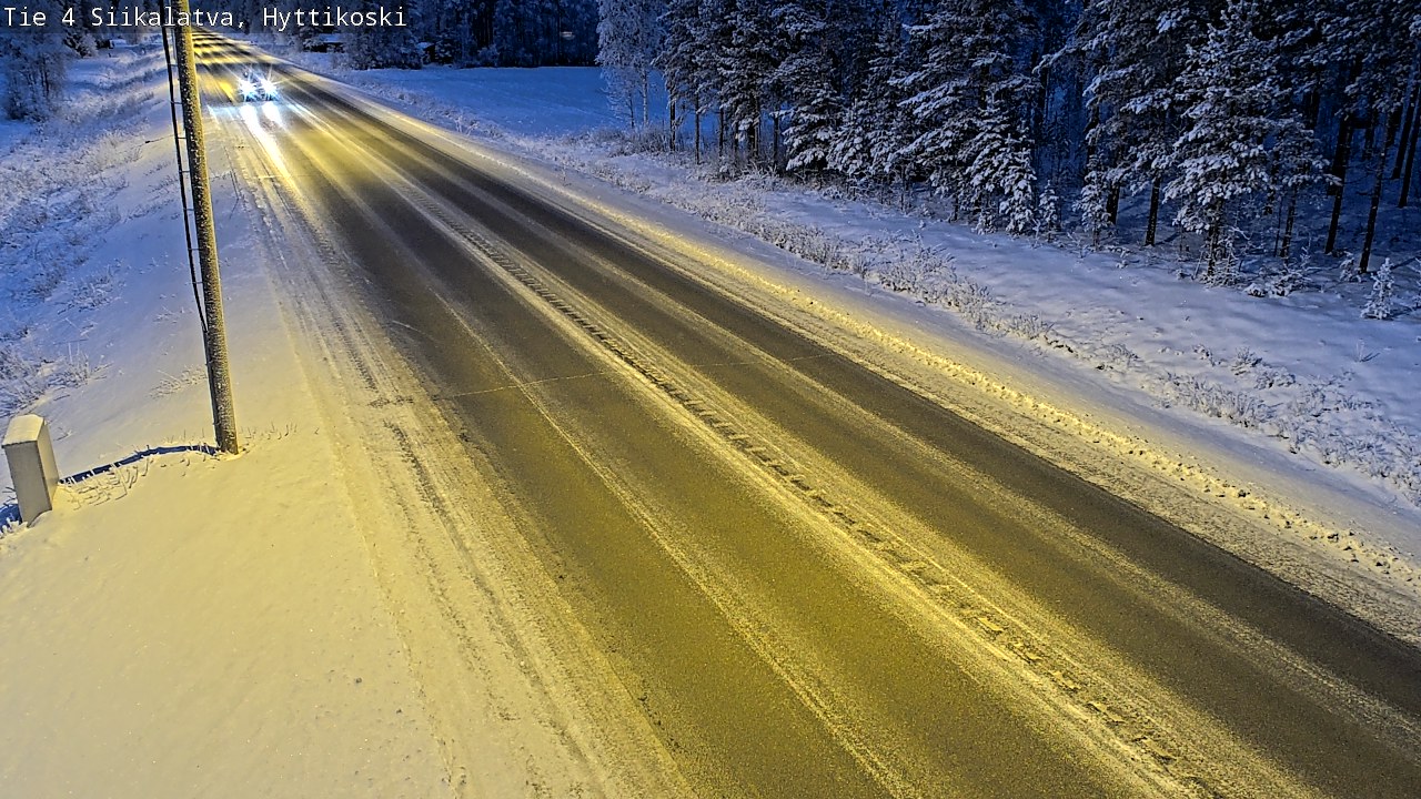 Weather Camera Image Väg 4 Siikalatva, Hyttikoski, Siikalatva, Pohjois-Pohjanmaa