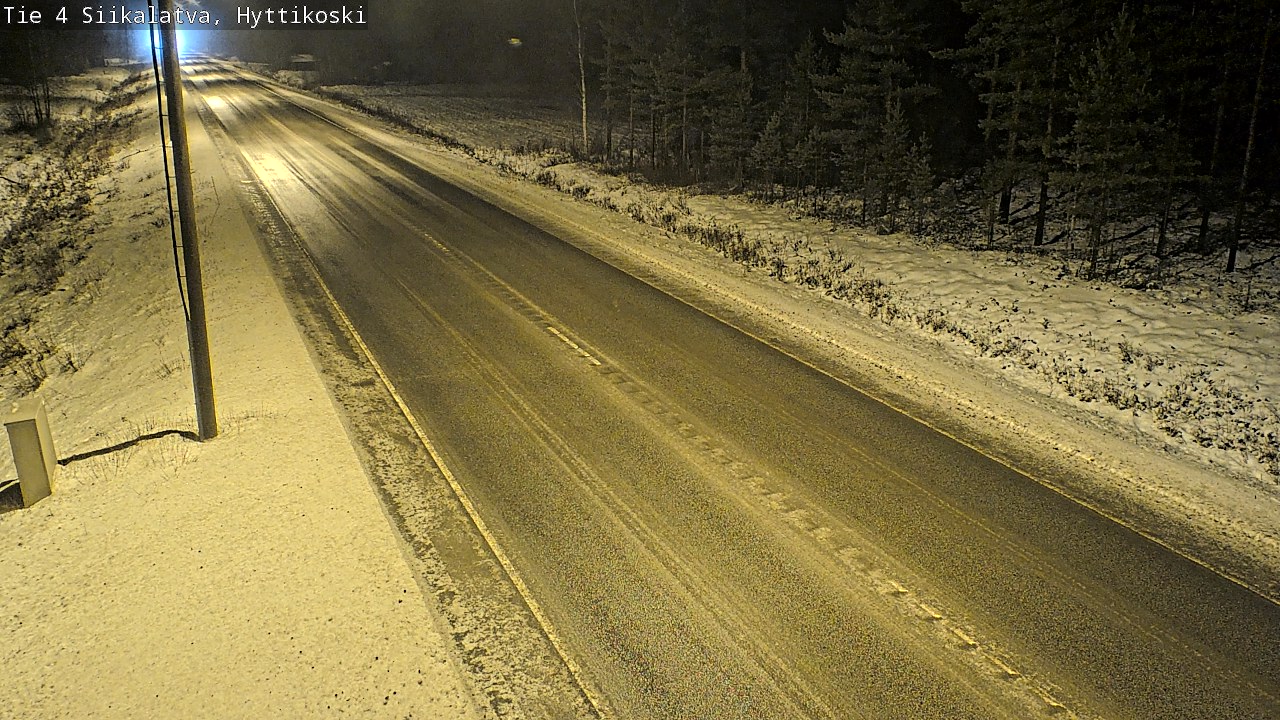 Weather Camera Image Road 4 Siikalatva, Hyttikoski, Siikalatva, Pohjois-Pohjanmaa