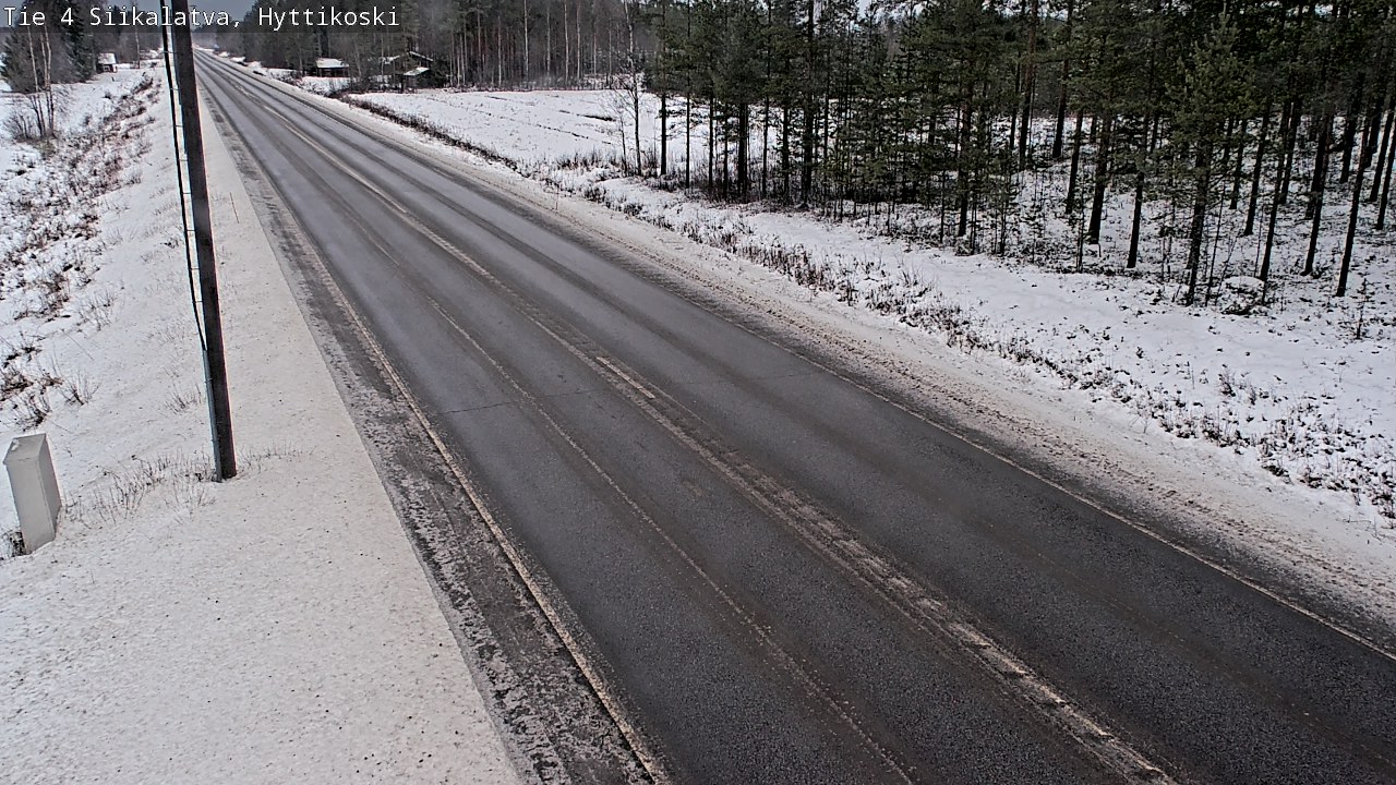 Weather Camera Image Road 4 Siikalatva, Hyttikoski, Siikalatva, Pohjois-Pohjanmaa