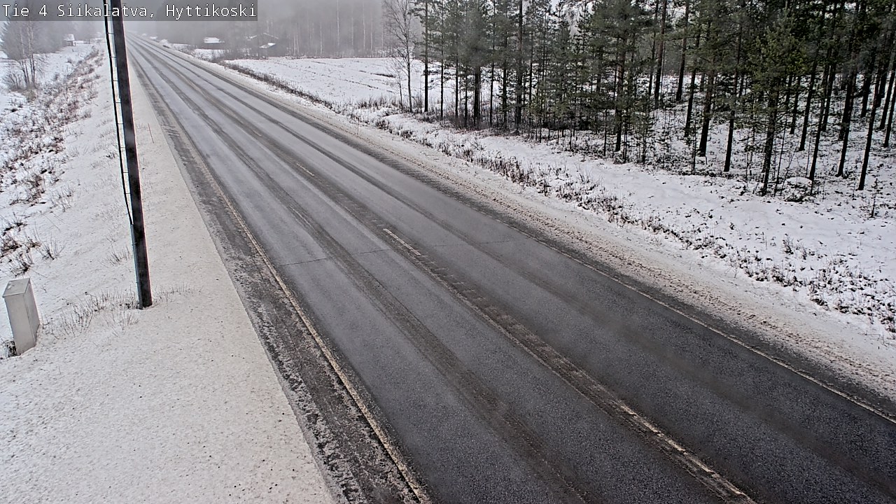 Weather Camera Image Road 4 Siikalatva, Hyttikoski, Siikalatva, Pohjois-Pohjanmaa