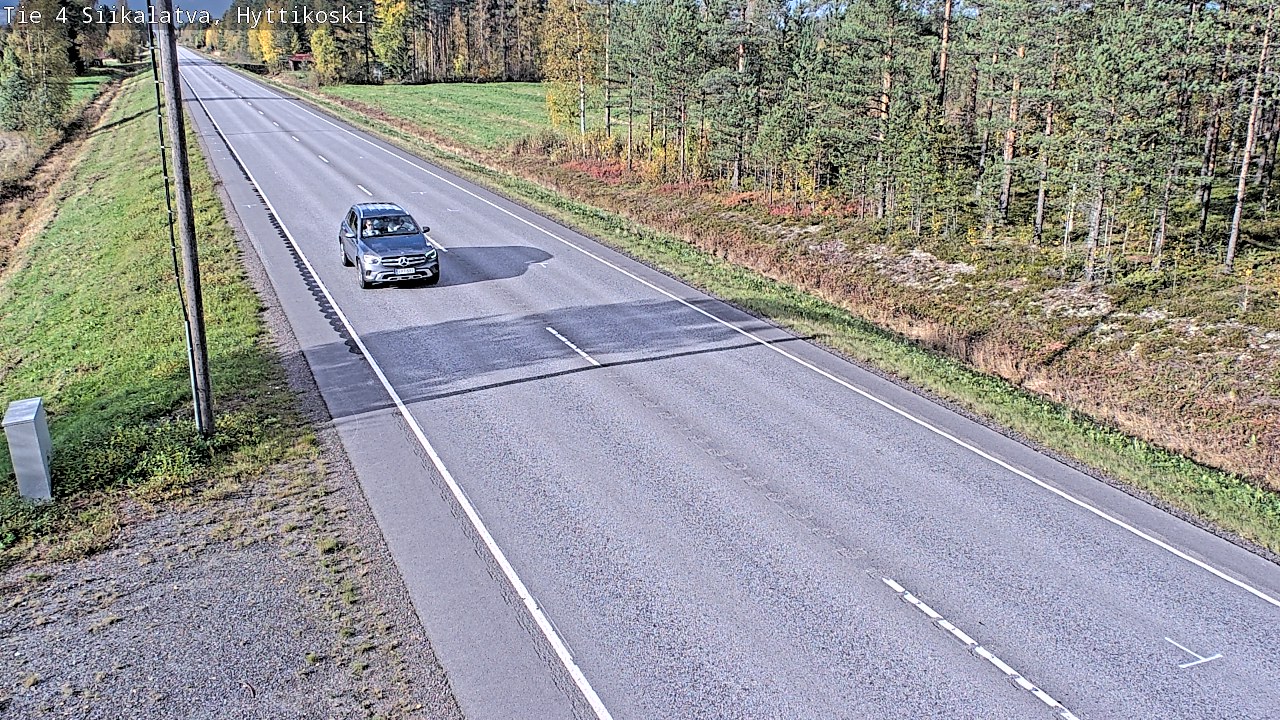 Weather Camera Image Road 4 Siikalatva, Hyttikoski, Siikalatva, Pohjois-Pohjanmaa