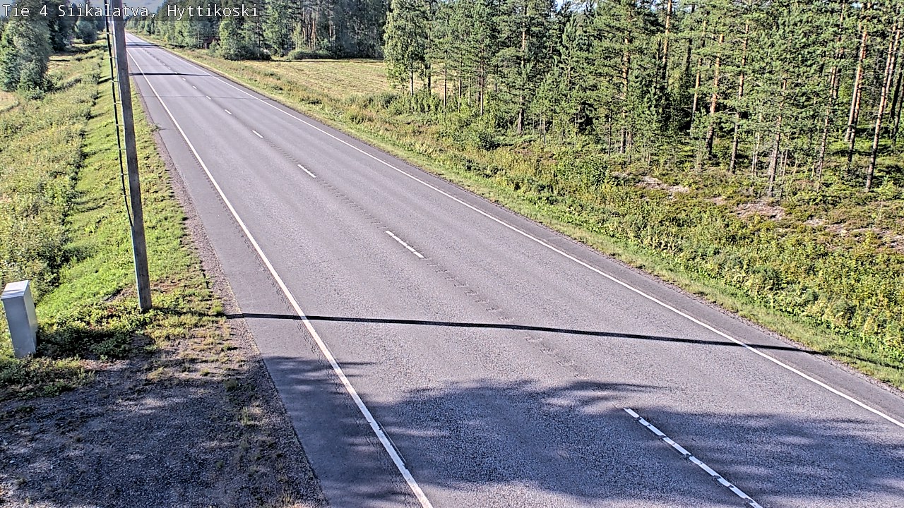 Weather Camera Image Road 4 Siikalatva, Hyttikoski, Siikalatva, Pohjois-Pohjanmaa