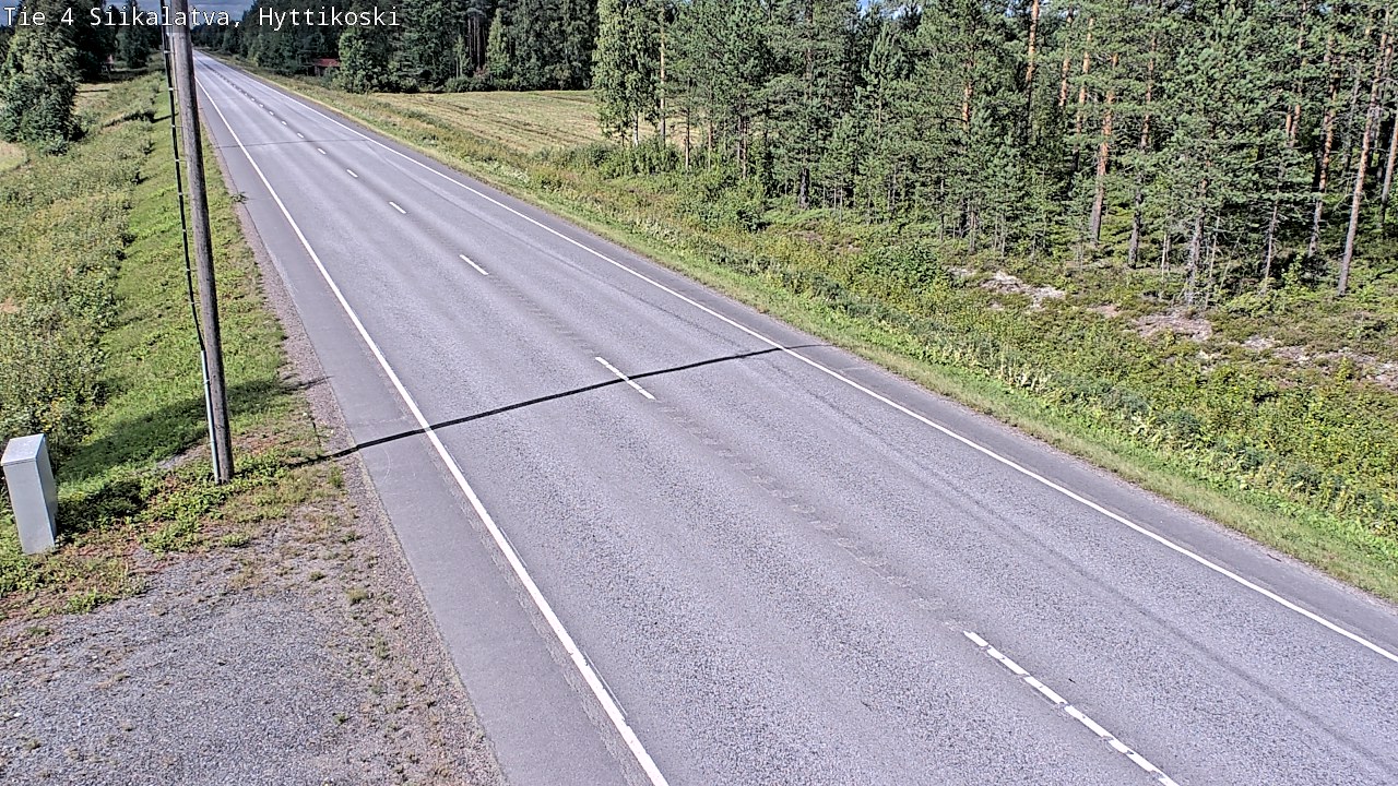 Weather Camera Image Road 4 Siikalatva, Hyttikoski, Siikalatva, Pohjois-Pohjanmaa