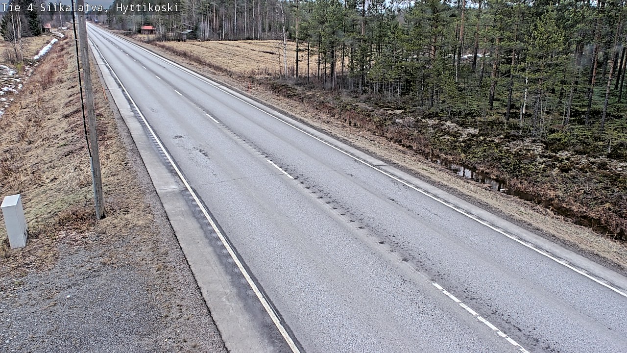 Weather Camera Image Road 4 Siikalatva, Hyttikoski, Siikalatva, Pohjois-Pohjanmaa