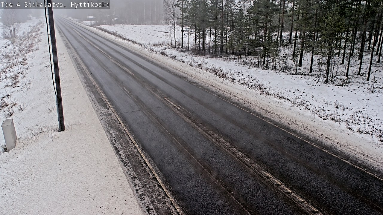 Weather Camera Image Road 4 Siikalatva, Hyttikoski, Siikalatva, Pohjois-Pohjanmaa