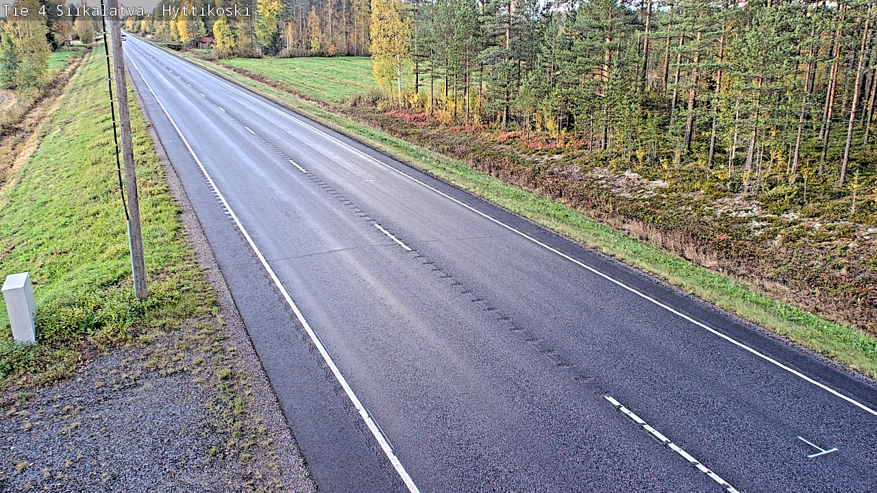 Weather Camera Image Road 4 Siikalatva, Hyttikoski, Siikalatva, Pohjois-Pohjanmaa
