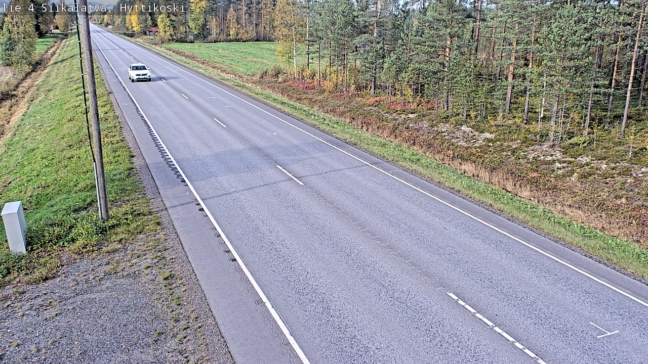 Weather Camera Image Road 4 Siikalatva, Hyttikoski, Siikalatva, Pohjois-Pohjanmaa