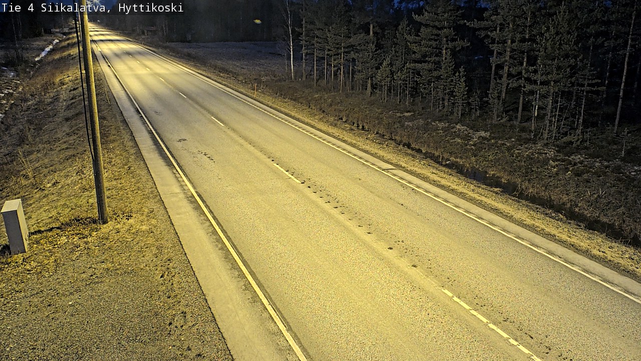 Weather Camera Image Road 4 Siikalatva, Hyttikoski, Siikalatva, Pohjois-Pohjanmaa
